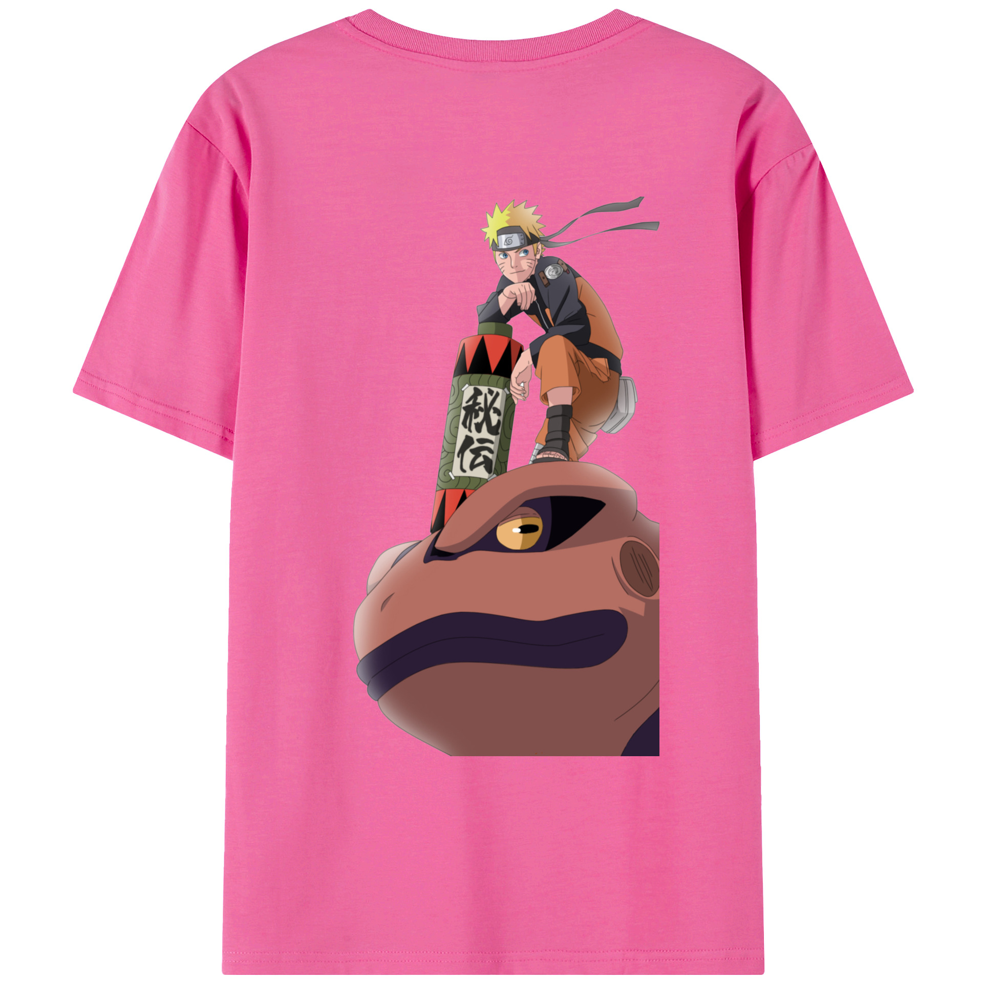 （画像用） NARUTO -ナルト- うずまき ナルト Uzumaki Naruto レディース半袖Tシャツ(バックプリント)